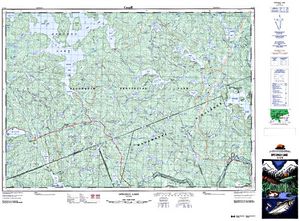 NTS 50k map for Bonnechere River, Ontario
