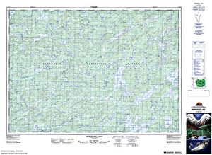 NTS 50k map for Catfish Lake, Ontario