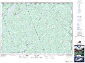 NTS 50k map for Norcan Lake, Ontario