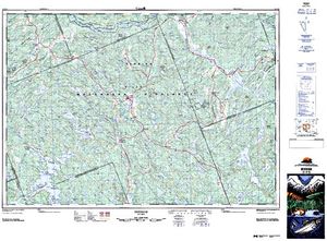 NTS 50k map for Otter Lake, Ontario