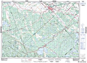 NTS 50k map for Bonnechere River, Ontario