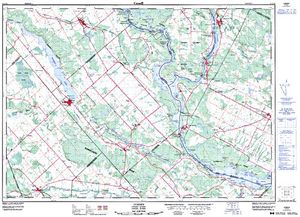 NTS 50k map for Bonnechere River, Ontario