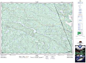 NTS 50k map for Bonnechere River, Ontario