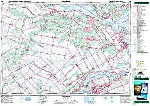 NTS 50k map for St. Lawrence River, Ontario