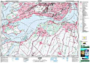 NTS 50k map for St. Lawrence River, Ontario