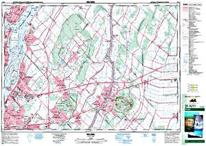 NTS 50k map for Lac du Village, Quebec