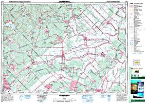 NTS 50k map for Lac Cristal, Quebec