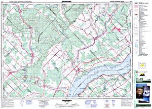 NTS 50k map for St. Lawrence River, Ontario