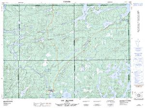 NTS 50k map for Ottawa River, Ontario