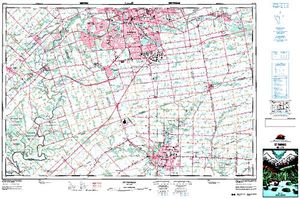 NTS 50k map for Mill Pond, Ontario