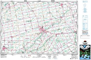 NTS 50k map for Big Otter Creek, Ontario
