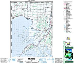 NTS 50k map for Saint Clair River, Michigan