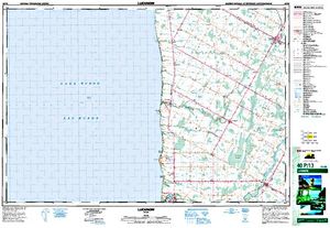 NTS 50k map for Maitland River, Ontario