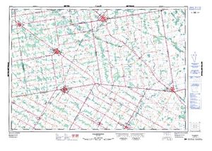 NTS 50k map for Maitland River, Ontario