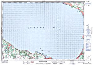 NTS 50k map for Beaver River, Ontario