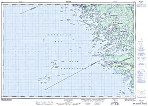 NTS 50k map for Clear Lake, Ontario