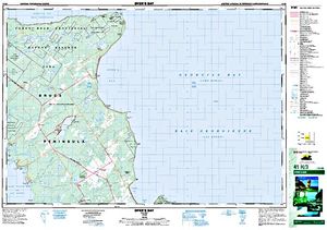 NTS 50k map for Lake Huron, Ontario
