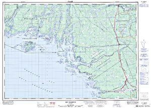NTS 50k map for Key River, Ontario