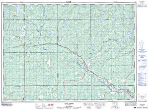 NTS 50k map for Murray Lake, Ontario
