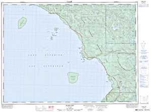 NTS 50k map for Speckled Trout Lake, Ontario