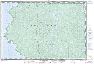 NTS 50k map for Lake Superior, Ontario