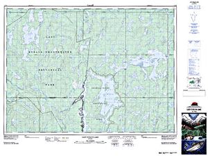NTS 50k map for Montreal River, Ontario