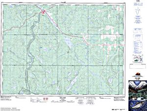 NTS 50k map for Montreal River, Ontario