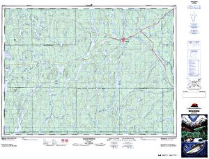 NTS 50k map for Montreal River, Ontario