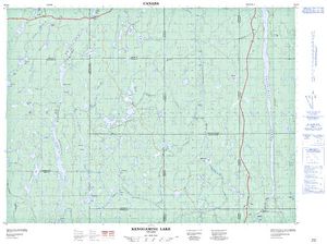 NTS 50k map for Pharand Lake, Ontario