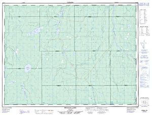 NTS 50k map for Mattagami River, Ontario