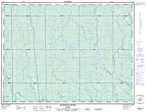 NTS 50k map for Mattagami River, Ontario
