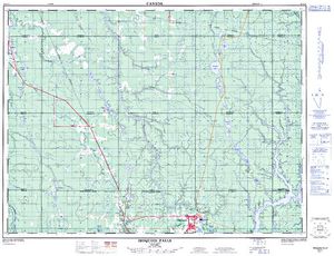 NTS 50k map for Abitibi River, Ontario