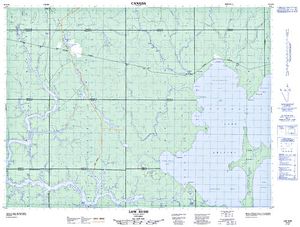 NTS 50k map for Abitibi River, Ontario
