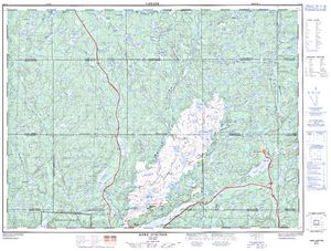 NTS 50k map for Lagarde Lake, Ontario