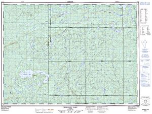 NTS 50k map for Jostle Lake, Ontario