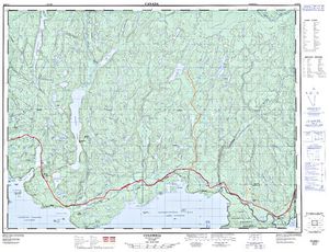NTS 50k map for Lake Superior, Ontario
