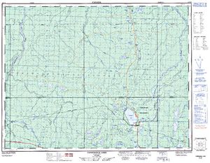NTS 50k map for Mallard Lake, Ontario
