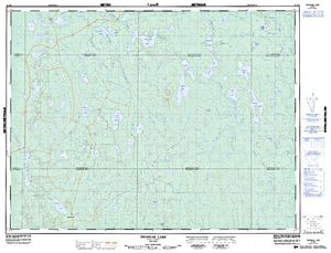 NTS 50k map for Floodwood Lake, Ontario