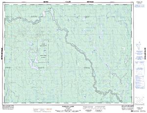 NTS 50k map for Abitibi River, Ontario