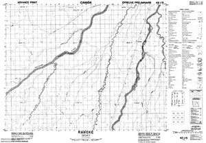 NTS 50k map for Abitibi River, Ontario