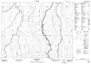 NTS 50k map for Mattagami River, Ontario