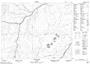 NTS 50k map for Mattagami River, Ontario