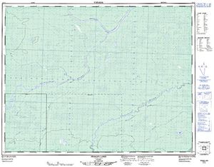 NTS 50k map for Kenogami River, Ontario