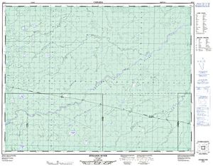 NTS 50k map for Kenogami River, Ontario