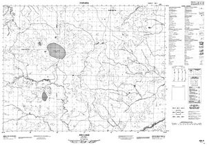 NTS 50k map for Kenogami River, Ontario