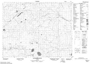NTS 50k map for Kenogami River, Ontario