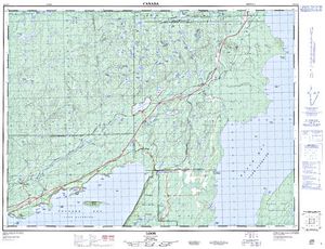 NTS 50k map for Thunder Bay Harbour, Ontario