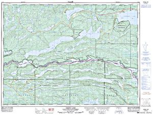 NTS 50k map for Vaseux Lake, Ontario