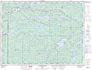 NTS 50k map for Lily Lake, Ontario
