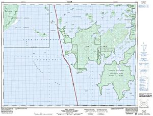 NTS 50k map for Lake of the Woods, Manitoba
